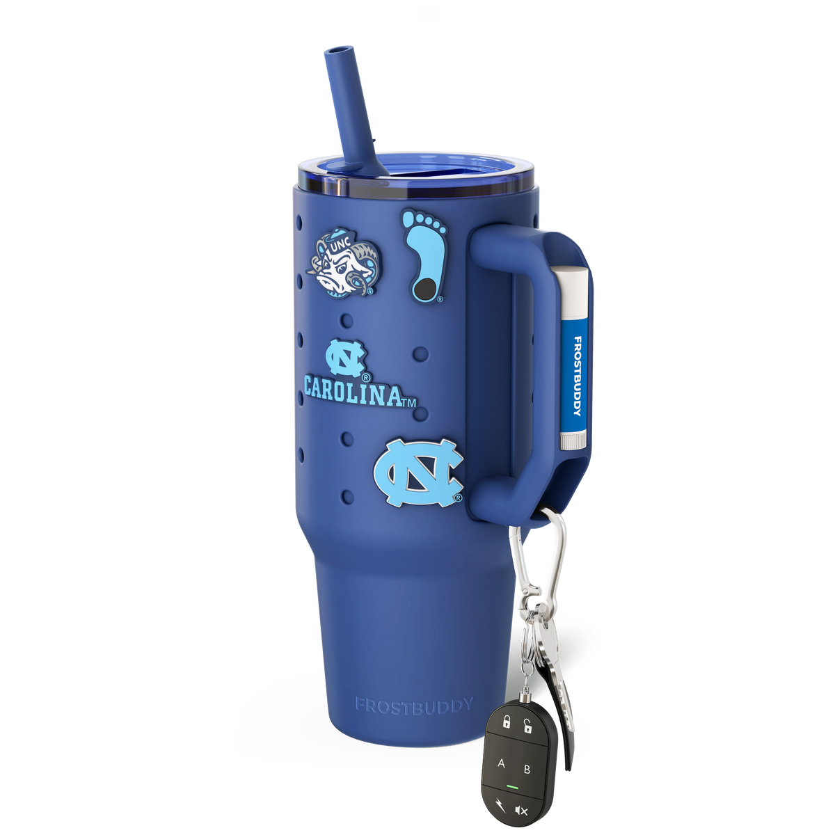 Thicc Buddy 40oz | UNC Tarheels | Skin + Budz Bundle image 1